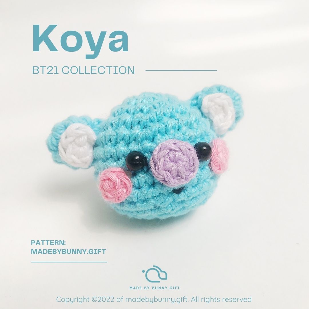 Crochet BT21 Collection Koya Free Pattern