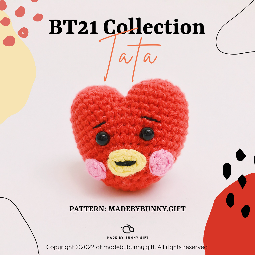 Crochet BT21 Collection Tata Free Pattern