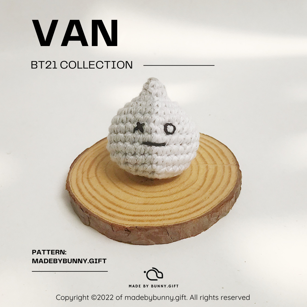 Crochet BT21 Collection Van Free Pattern