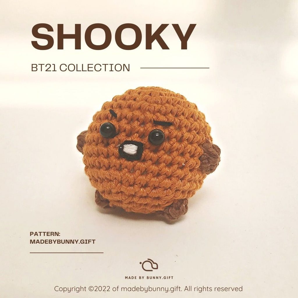 Crochet BT21 Collection Shooky Free Pattern – Made by Bunny
