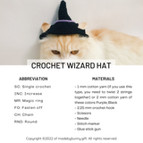 Crochet Wizard Hat Pattern