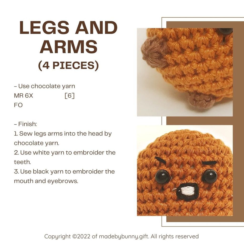 Crochet BT21 Collection Shooky Free Pattern – Made by Bunny